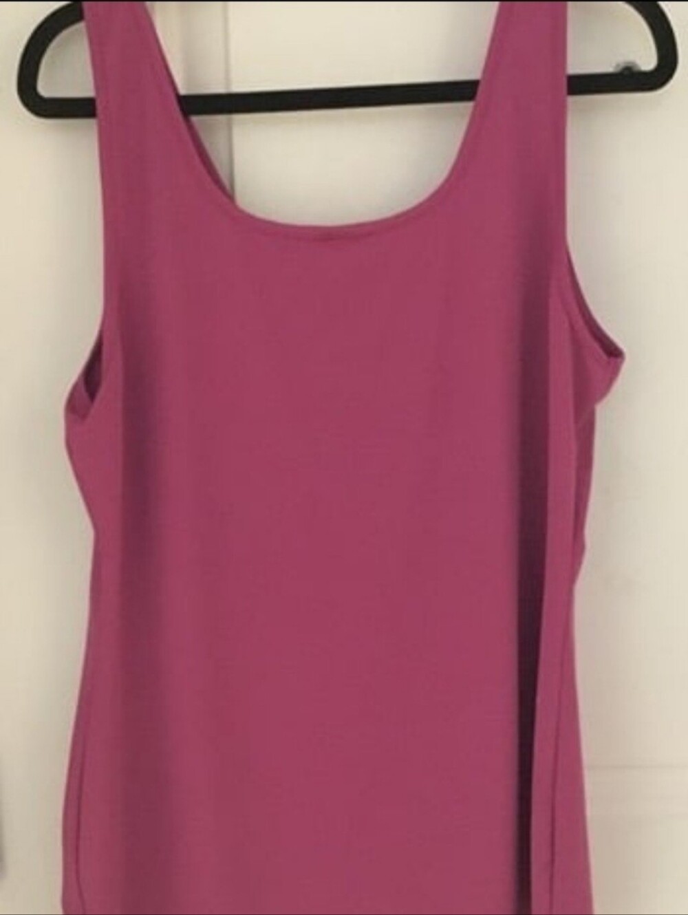 Shein Curve Fuchsia Pink Women's Scoop Neck Sleeveless Tank Top 1XL